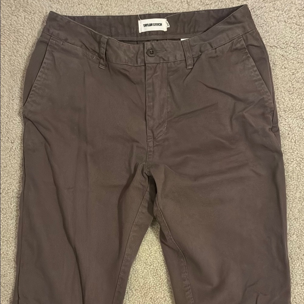 Taylor Stitch Brown Chinos Classic Cotton Blend